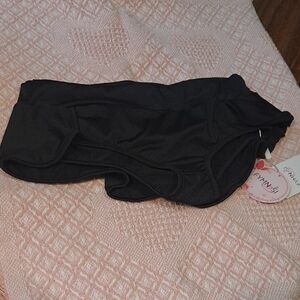 Black Ruffle Bottoms